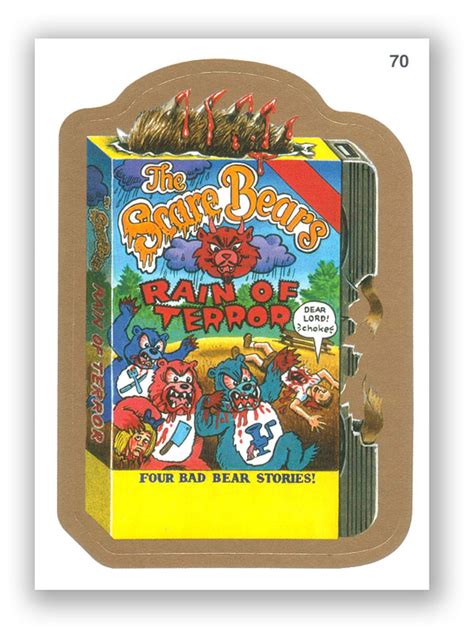 Wacky Packages Flashback Series Ii Scare Bears