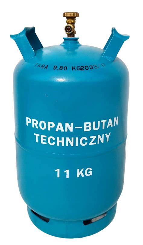 BUTLA 11KG PROPAN BUTAN PB LPG GAZOWA BUTLE NA GAZ BEZ KOŁNIERZA PIEC