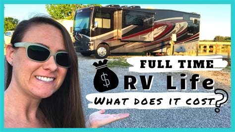 RV LIVING COST How Much Does It COST TO LIVE IN AN RV Full Time