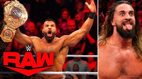 Jinder Mahal Campeon Ante Seth Rollins En Raw De Enero Wwe