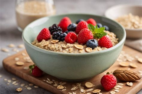 Oatmeal With Fruits And Berries Free Stock Photo - Public Domain Pictures