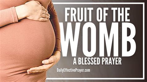 Prayer For The Fruit Of The Womb Prayer For Fruit Of Womb YouTube