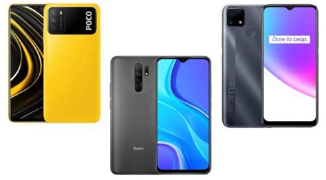 Realme C25 Vs Poco M3 Vs Redmi 9 Prime Price In India Design And