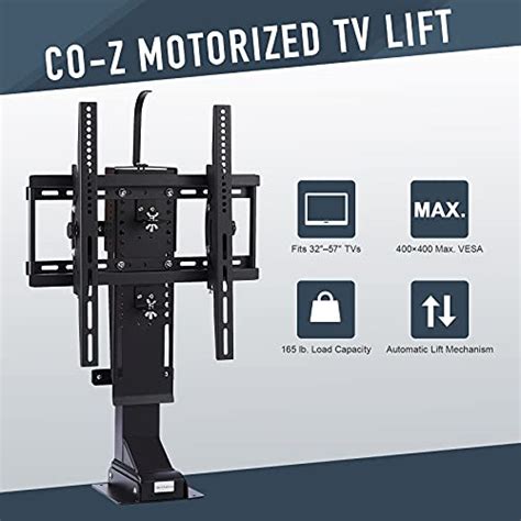 Co Z Motorized Tv Lift For To Tvs Up To Lb X Vesa