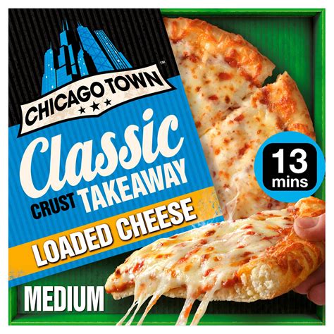 Chicago Town Takeaway Classic Crust Cheese Medium Pizza 340g Iceland