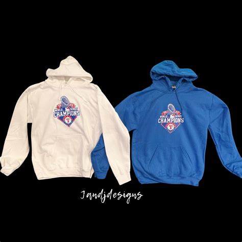 Texas Rangers World Series Champion Hoodies - Etsy