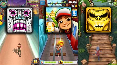 Temple Run Spirits Cove Vs Subway Surfers Zurich Vs Zombie Run Hd