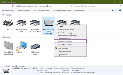 Drucker In Windows Freigeben Winnotiz