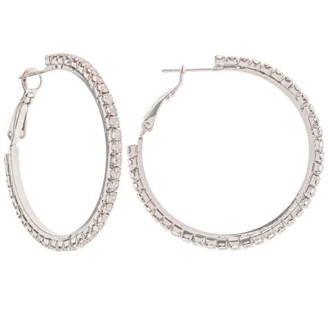 Rhinestone Hoop Earrings Hobby Lobby