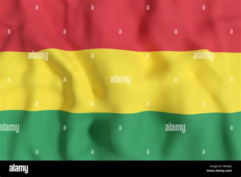 3d Rendering Of Bolivia Flag Waving Stock Photo Alamy