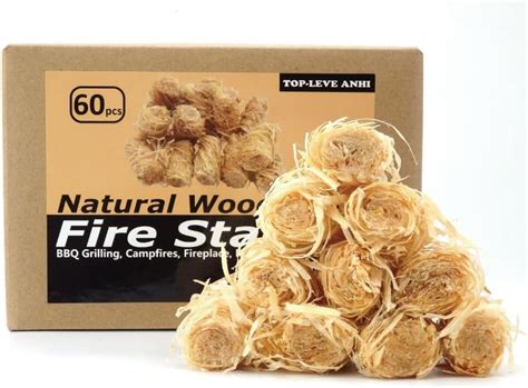 Amazon Natural Wood Charcoal Fire Starters For Fireplace Wood