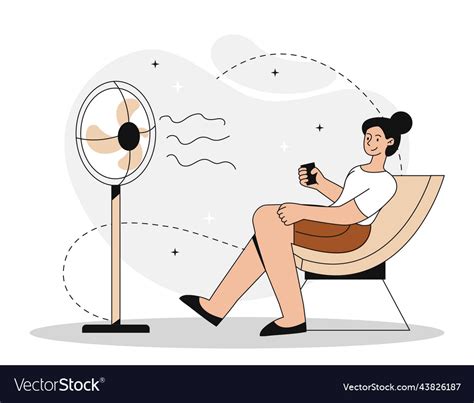 Hot Days Concept Royalty Free Vector Image VectorStock