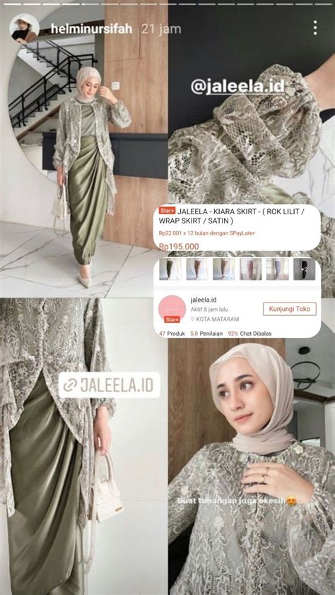 11 Ide Padu Padan Model Kebaya Modern Untuk Wanita Berhijab Atelier