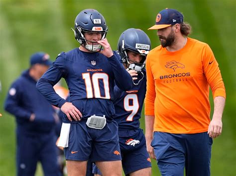 Nfl News Denver Broncos Qb Showdown Jarrett Stidham Battles Bo Nix