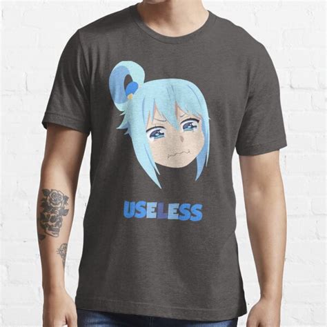 Crying Aqua Konosuba T Shirt For Sale By Zohaibv Redbubble