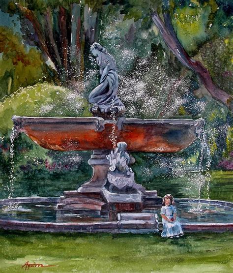 Fountain Of Youth Painting By Betsy Aguirre