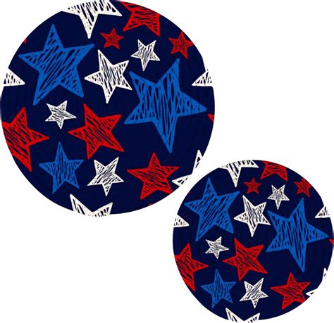 Skysonic American Flag Trivets Set Of Kitchen Decoration Pot Holders