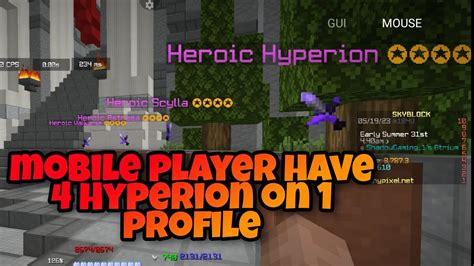 I Got 4 Different Hyperion On 1 Profile Hypixel Skyblock