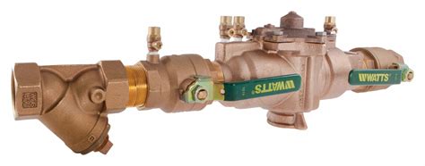 Watts Backflow Preventer 2 In Size Npt Lead Free Cast Copper Silicon Alloy 33° To 180° F