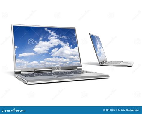 Two laptop computers stock photo. Image of laptop, black - 2516726