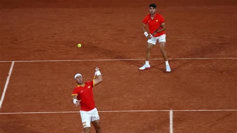 Así te hemos contado los dobles de tenis de Alcaraz y Nadal González