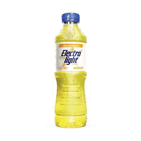 Electro Light Britânia - ELECTRO LIGHT SABOR A PIÑA BOTELLA 475 ML - Botica HelpMed