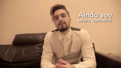 Luan Santana participa da série Qual a Sua História Bastidores da TV