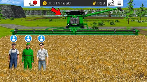 Wheat Harvesting With Multiplayer In Fs Fs Multiplayer