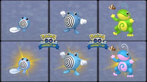 Pokemon Go Communityday Evolving Shiny Poliwag And Shiny Poliwhirl