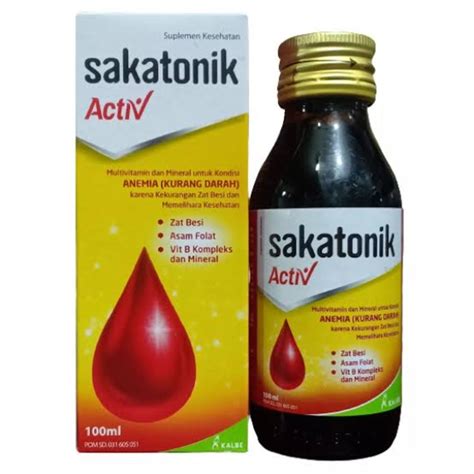 SEHATSTORE SAKATONIK LIVER AKTIV SIRUP 100ML VITAMIN PENAMBAH DARAH