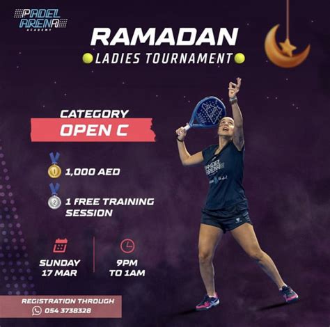 Ladies Open C Padel Arena Ramadan Tournament Wecourts Padel Tennis