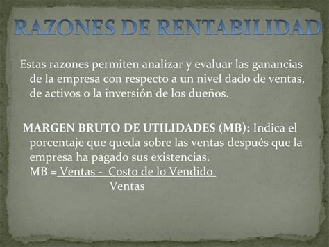 Razones De Endeudamiento PPT Descarga Gratuita