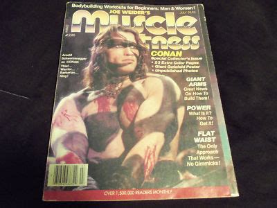 Arnold Schwarzenegger Conan Muscle Fitness 1982 | #154350851