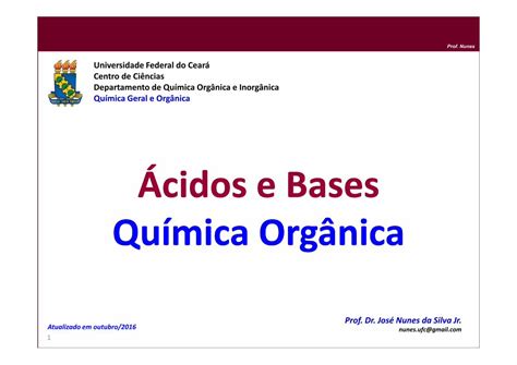 Pdf Acidos E Bases Química Orgânica Dokumentips