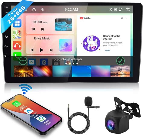 Amazon Hodozzy 2GB 64GB Android 13 Double Din 8 Core Car Stereo 9