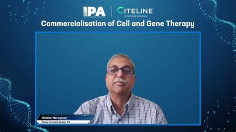 Commercialisation Of Cell And Gene Therapy Ipa And Citeline Youtube