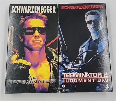 THE TERMINATOR Terminator 2 Judgement Day VHS 1991 Arnold