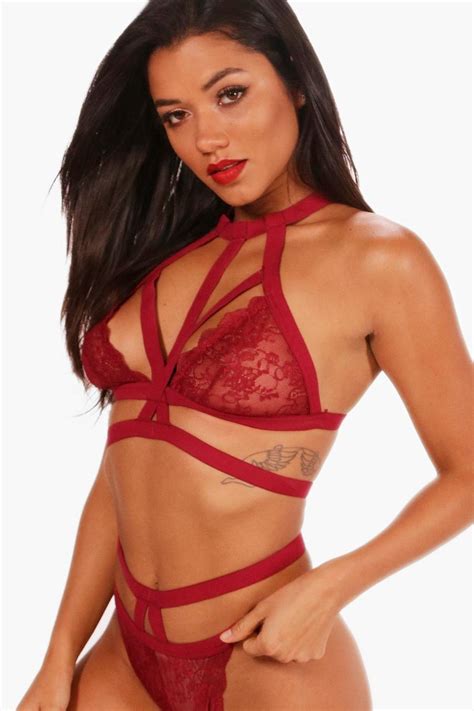 Strappy Bralette Boohoo Usa