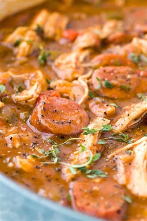 Chicken Andouille Sausage Gumbo Recipe - Jessica Gavin