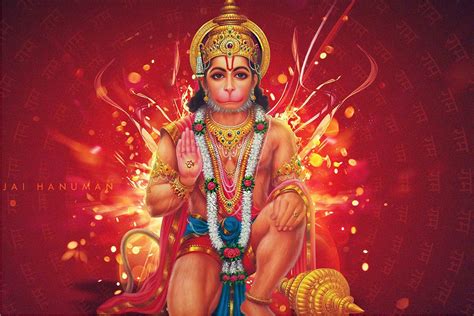 Buy Hindu Religious Lord Hanuman Wall |Bajrangbali for Mandir, Work ...