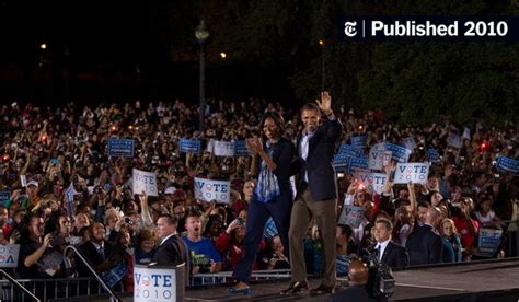 Obamas Rally For Democrats In Final Push The New York Times