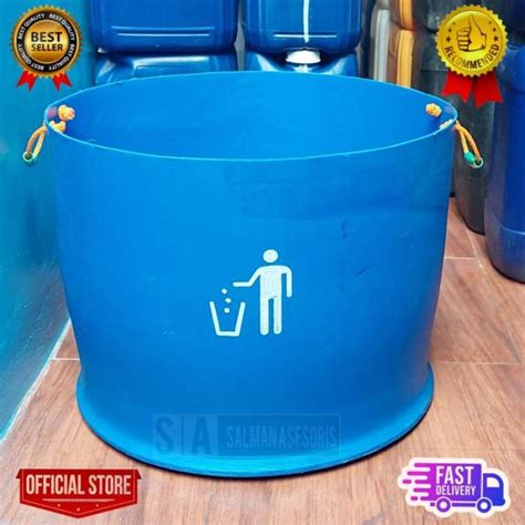 Promo Drum Sampah Tempat Sampah Plastik Tong Sampah Liter Tanpa