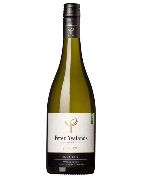 Buy Peter Yealands Reserve Marlborough Pinot Gris 2018 Online Low