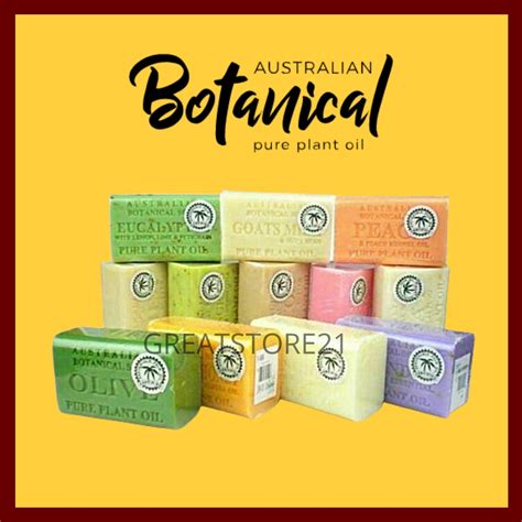 Australian Botanical Soap Pure Plant Oil Bar Soap 200g Imported