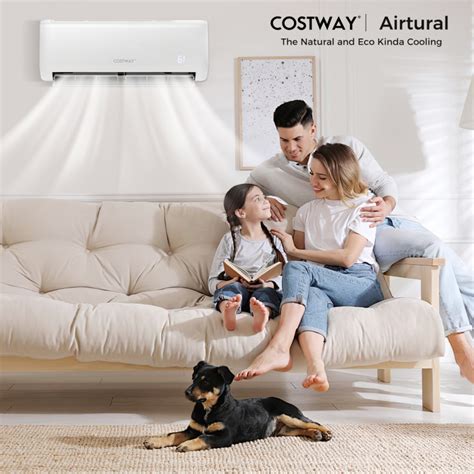 Airtural Series 18000 Btu 21 Seer2 Ductless Mini Split Air Conditioner And Heater 208 230v