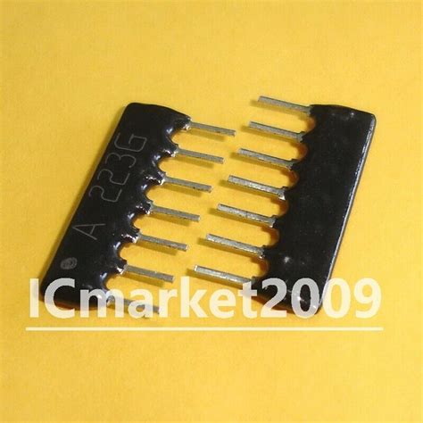 50 PCS A07 223G A 223G 22K Ohm 22KR 6 Commoned Resistor Network Array 7