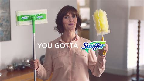 Swiffer Sweeper® And Swiffer Dusters Hair Cuts On Hardwood Floors Ad