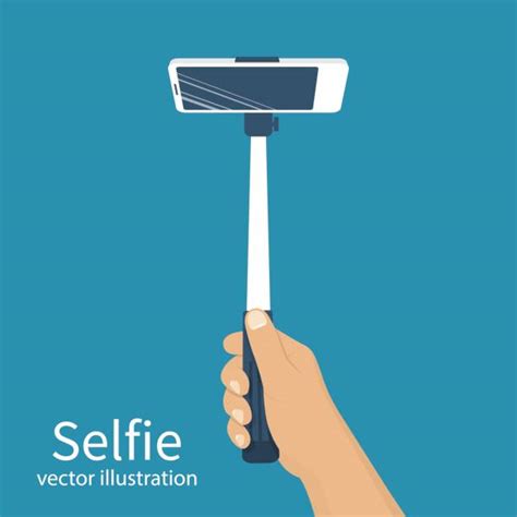 Best Selfie Stick Illustrations Royalty Free Vector Graphics And Clip