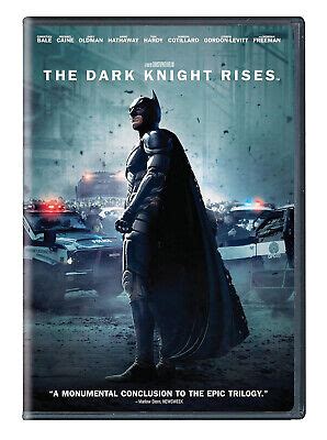 The Dark Knight Rises Dvd Ebay