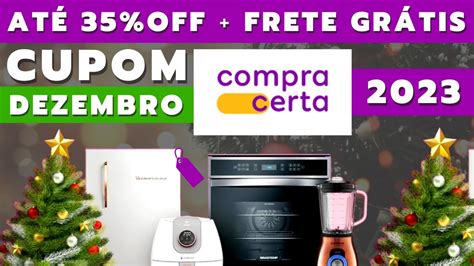 At Off Frete Gr Tis Cupom De Desconto Compra Certa Dezembro